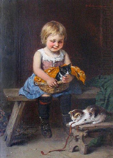 GOES, Hugo van der Meine Katzenlieblinge china oil painting image